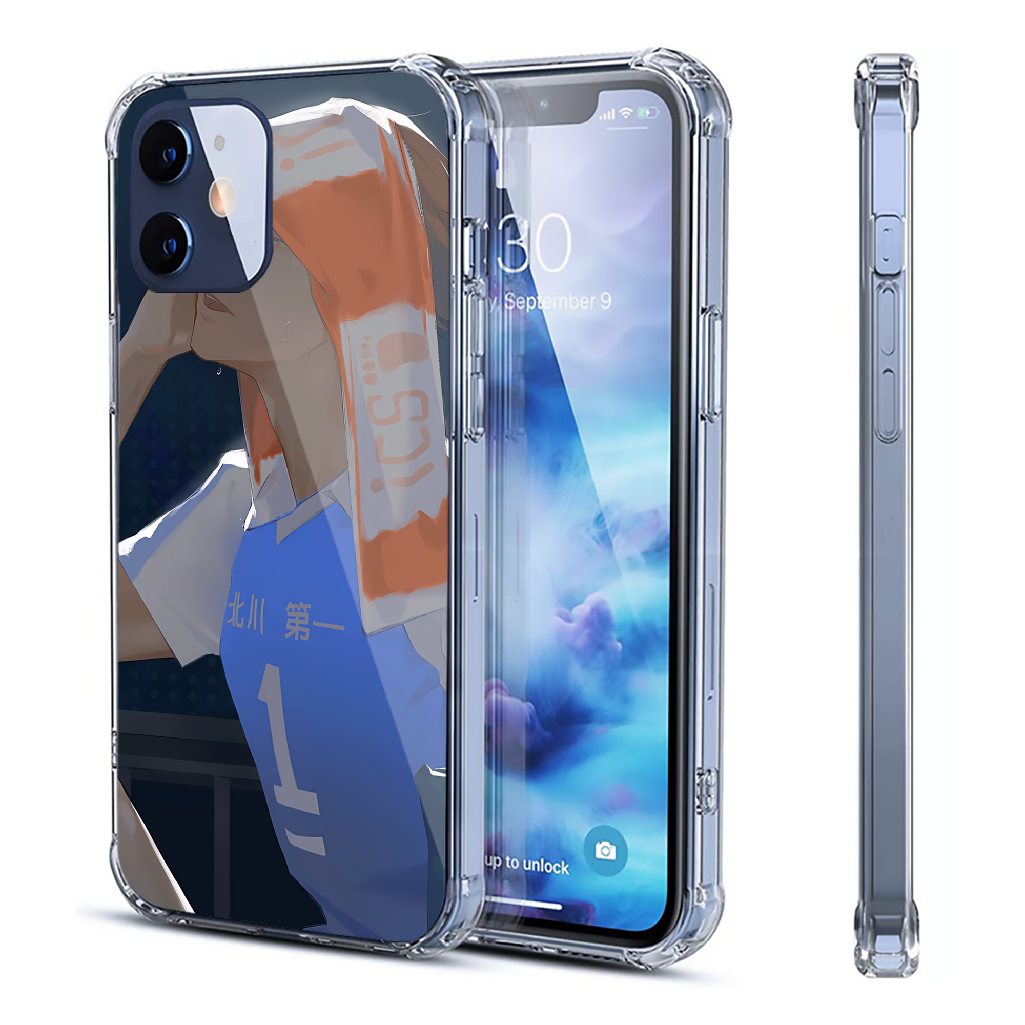 （画像用） ハイキュー!! Haikyu!! 【iPhone 12シリーズ対応】透明スマホケース（クリアソフトケース）